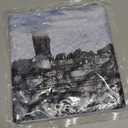 Allenjoy Winter Snowing Night Landscape Forest Backdrop Christmas Wonderland North Pole Moon Snowflake Snow Scene Pine Kids Newborn Photo Booth Props Baby Shower 7x5ft Photography Background (82 x 59 in)