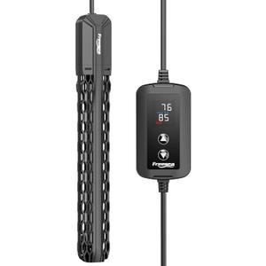 FREESEA Aquarium Heater for Fish Tank: 100W/200W/300W/500W Submersible Fish Tank Heater with Over-Temperature and Off-Water Protection for 75-120 Gallon Saltwater and Freshwater