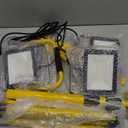 21000 Lumen Work Lights with Stand, 3 Adjustable Heads LED Work Lights, with Adjustable and Foldable Tripod Stand, Waterproof Lamp with Individual Switch with 6500 Kelvin Color Temperature (3-Heads)