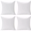  Throw Pillow Insert 18x18 - Cushions for Sofa, Bed and Couch - Set of 4 - Oeko-TEX Certified, Soft & Comfortable Pillows