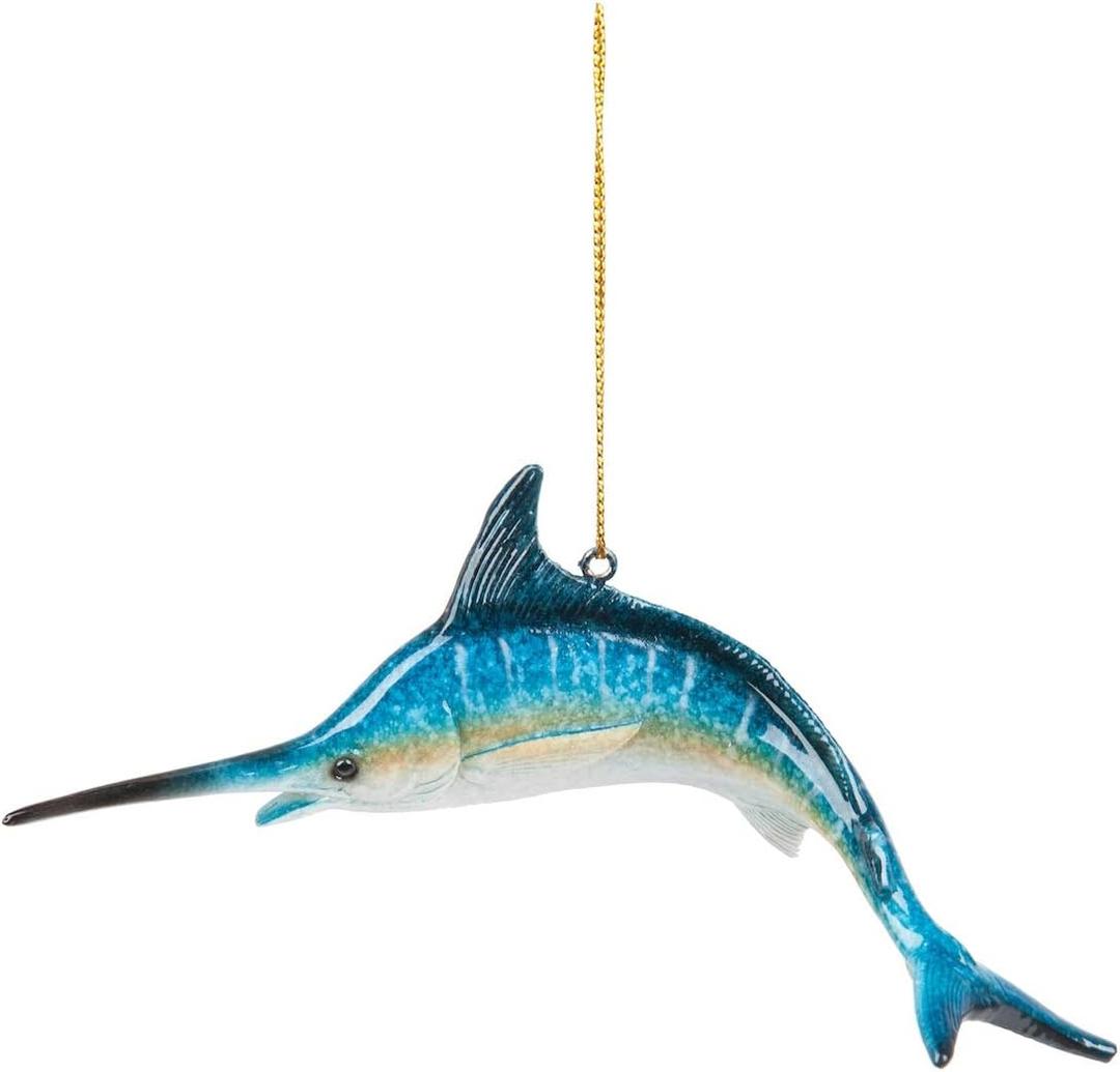 GALLERIE II Replica Blue Swordfish Ornament Resin