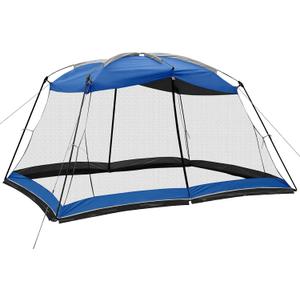 Screen House 13x9 Ft Canopy Tent Sun Shade Shelter Perfect for Outdoor Activities, Blue
