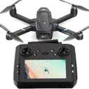 Drones with Camera for Adults 4K, GPS Drone with 4.5 LCD Screen Controller Follow Me Auto Return 5G Long Range Transmission Foldable FPV Drone for Beginners Under 249g