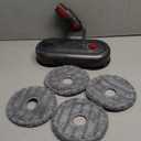 Mop Head Attachments for Dyson V7 V8 V10 V11 V15 Series Vacuum Cleaner, Electric Wet & Dry Mop Head Replacement for Hard Floor + 6 Pack Mop Pads + 1 Measuring Cup