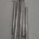 Brushed Nickel Shower Curtain Rods - 31-80 Inch Spring Tension Shower Rods for Bathroom, Adjustable, No Drilling, No Rust, Stainless Steel