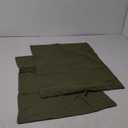 PURE ERA Jersey Knit Pillowcases 100% T-Shirt Cotton Super Soft Comfy Breathable, Set of 2, 20" x 30", Solid Olive Green