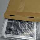 SOLPERK Solar Fan for Greenhouse, 10W Solar Powered Fan for Chicken Coop, Waterproof Solar Exhaust Fan for Shed with 11.8ft/3.6m Cable