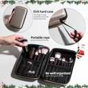 Professional Makeup Brushes BS-MALL with Travel Case, Premium Synthetic Foundation Brushes, Concealer Blush Eyeshadow Brush Kit, Labeled for Beginners & Pro, Ideal for Daily Makeup & Gift