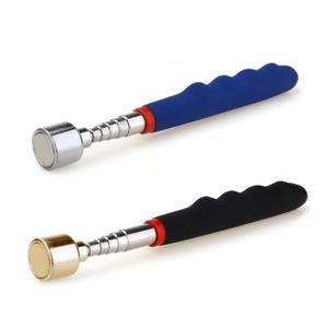 2 Pieces Magnetic Telescoping Pick-Up Tool with Pocket Clip 20 Lb Extendable Magnetic Grabber Reacher Tools 7 to 30 Inch Flexible Magnet Retrieval Stick Gadget Suitable Gifts for Men