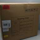 Ergonomic Drafting Chair, Tall Office Chair with Flip-up Armrests, Breathable Mesh High Desk Chair with Lumbar Support Adjustable Footrest Ring for Standing Desk Black