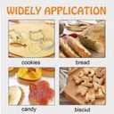 2 x Christmas Cookie Cutters, 8 Piece Holiday Stainless Steel Biscuit Shapes for Baking - Snowman,Christmas Tree,Gingerbread Man,Candy Cane,Snowflake,Santa Face,Christmas Bell, Reindeer Mold