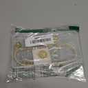 iDofas Dog Chain Collars Cuban Link Dog Collar Design Buckle with Bell & Dog Tag Stainless Steel Metal 10mm Gold Silver Dog Collar for Dogs (18")