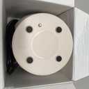 Space Heater, PTC Ceramic/Portable Electric Desktop Heater High Output Desktop Heater for Home Bedroom Office Desk Indoor Use(Light Brown)