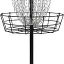 MVP Disc Sports Black Hole Pro 24-Chain Portable Disc Golf Basket Target
