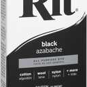 Rit All-Purpose Powder Dye, Black (42809) (1-1/8 oz (Pack of 1))
