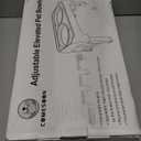 COMESOON Elevated Dog Bowls, 4 Height Adjustable Raised Bowl Stand with 2 Thick 50oz Stainless Steel Food Bowls Non-Slip Feeder Adjusts to 3.7'', 9.2'', 10.75'', 12.36'' Black, (DB-W01) (8" for Medium Dogs)