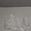 Nuanchu 8 Pcs Nipple Shields for Nursing Newborn Breastfeeding 20 mm 15 mm Nipple Shield Bulk Silicone Protector with Clear Carrying Case for Protecting Sore, Flat or Inverted