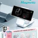 Toycamp for Samsung Galaxy S24 Ultra Case - Compatible with Magsafe Credit Card Holder Wallet Magnetic Cute Women Teen Girls Kawaii Girly Unique Bow Design Phone Cover ffor Galaxy S24 Ultra