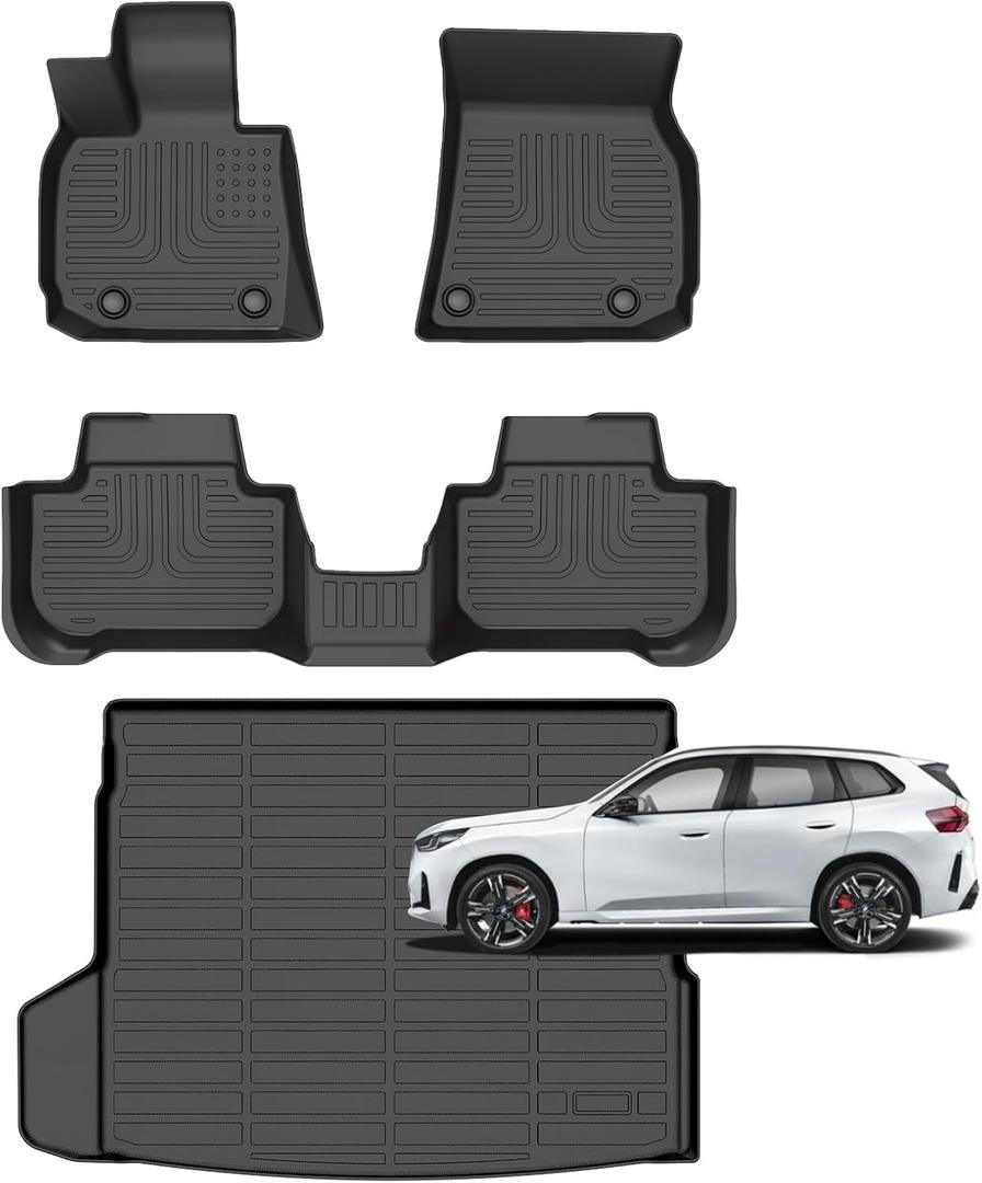 For BMW X3 Floor Mats 2025 2026, Car Mats for BMW X3 M50/30 xDrive All Weather Floor Mats Cargo Liner Anti-Slip Custom Fit for X3 2025 Accessories