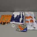 Graduation Decorations, Graduation Party Decorations Set Include Congrats Grad Banner Foil Fringe Curtain Balloons for High School College Nurse Graduation Party Supplies, Orange