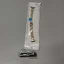 Moolia Slim Metal Band Compatible with Apple Watch Band 42/41/40/38mm Elegant Luxury Women Replacement Bracelet for iWatch Series 11 10 9 8 7 6 5 4 3 2 1 SE/Ultra(1/2/3), Silver/Gold Girlfriend