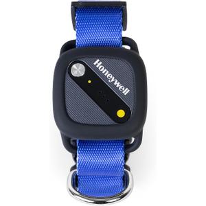 Honeywell Pet Activity Tracker with GPS for Dogs, Blue- Use Your Collar or Included One-Size-Fits-All Collar- Geo-Fencing, Find-My-Pet Alarm, and Review History- Perfect Dog Fitness Tracker