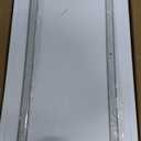 Arched Storage Cabinet with Glass Doors & Shelves, 5-Tier Farmhouse Bookcase Bookshelf Tall Floor Curved Hutch Storage Cabinet for Living/Dining/Office - White