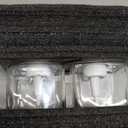 Foaming Soap Dispenser, 12oz/350ml Glass Foaming Hand Soap Dispenser Set, 2Pcs Refillable Foam Soap Dispenser With Foaming Pump, Labels, Square Foam Soap Hand Dispenser For Bathroom, Kitchen (Clear)