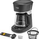 Mr. Coffee 12 Cup Dishwashable Coffee Maker with Advanced Water Filtration & Permanent Filter