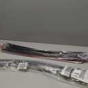 IKON MOTORSPORTS, Window Visor Compatible with 2018-2025 Honda Accord Sedan, Acrylic Unpainted Air Deflector Sun Rain Guard 4pc with Chrome Trim, 2019 2020 2021 2022 2023 2024