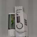 Soap Dispensers 250ml ABS Plastic Drill Free with Adhesive or Wall Mount with Screws Liquid Hand Shower Dispenser for Bathroom or Kitchen (1-Chamber)