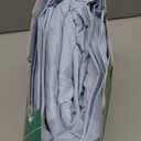 THREAD SPREAD 100% Organic Cotton Sheets Queen Size - 4 PC Organic Cotton Queen Size Percale Weave Sheet Set, Soft, Cooling, Crisp & Breathable, 16" Deep Pocket Hotel Quality Bedding Set - Light Blue