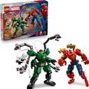 LEGO Marvel Mech Battle: Spider-Man vs. Doc Ock Building Toys for Kids - Super Hero & Villain Poseable Mech Toys W/3 Marvel Minifigures for Kids & Fans, Ages 6+ - Gift Idea for Birthdays - 76338