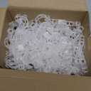Piteno 300Pcs Tomato Clips, Plastic Trellis Clips, Plant Support Clips, Grape Vine Tomato Vine Vegetables Plants Garden Support Clips to Grow Upright Makes Plants Healthier (Translucent)