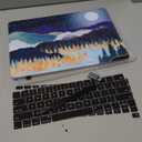 LanBaiLan Compatible for MacBook Pro 13 inch with Touch Bar 2022 2020 2019 2018 2017 2016 Release M1 M2 A2338 A2289 A2251 A2159 A1989 A1706 A1708, Laptop Hard Case & Keyboard Cover, Aesthetic Flower