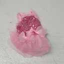 Fashion Sweet Puppy Dog Blingbling Princess Skirt Pet Dog Lace Cake Camisole Tutu Dress Pink X-Small (XS( Back:6.5" Chest:10.5"))
