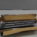 Tension Curtain Rod Extra Long Outdoor Curtain Rod Black Shower Curtain Rods No Drilling 31-168 In2.58-14FtAdjustable Spring Tension Rods Heavy Duty for Bathroom Patio Window Rust Proof