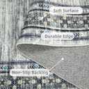 Garvee Modern 10x13 Area Rugs for Living Room Bedroom, Soft Washable Large Rugs, Ultra Thin Non Slip Accent Carpet for Dining Room, Low Pile Non Shedding Floor Cover Mat for Nursery Office, Grey Green