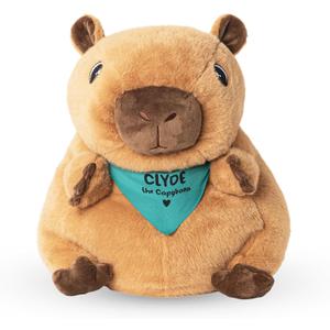 Lilly's Love Weighted Stuffed Animal, 5lb | Sensory Weighted Plush for Kids and Adults | Machine Washable Plushies w/Removable Inner | Calming Weighted Stuffed Animals for Anxiety, Clyde The Capybara