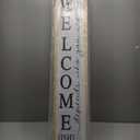 Welcome-ish Sign for Front porch Standing 45"X9" Large Outdoor Welcome Tall Vertical Funny Signs for Home Outside Door Wall Decor (Wood)