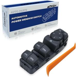 AITKEN Driver Side Master Window Switch, Silverado Accessories Power Window Switch For 2019-2024 Silverado Without Power Fold, Replaces OE# 23308155/84139693