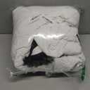 Pursky Girl's Fleece Winter Coat Youth Ski Jacket Bubble Down Puffer Coat With Faux Fur Trim Hood White 14-16