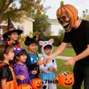 Halloween Pumpkin Skull Head Mask For Creepy Funny Dressing Up Men's Maquerade Pumpkin Cosplay