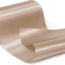 CT CRAFT LLC 6" x 25 Yards Champagne Gold Double Face Satin Cut Edge Fabric Ribbon for Christmas Home Decor Gift Wrapping Crafts Wedding Ceremony Car Bow Christmas Holiday