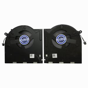 Replacement CPU and GPU Cooling Fan for Dell Alienware M17 R3 R4 0H5TYJ 0CNV63 DC28000ROSL EG50061S1-1C010-S9A K13087 DC28000RNSL EG50061S1-C060-S9A K13089 DFS240012BK0T DFSCK324162A2K 12V