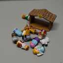 JOYIN 13 PCS Christmas Little Nativity Playset, Reenact Miniature Toys Nativity Set, Christmas Manger Scene for Kids, Present, Xmas Decorations