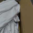 Minetom 7.2FT Metal Backdrop Stand with Wedding Arch Cover Spandex for Birthday Party Baby Shower Graduation Ceremony Decoration, White