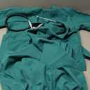 ICECUTE Doctor Costume for Kids Scrubs with Accessories,7Pcs Toddler Halloween Costume for Boy Girls, (4-5T, Green)