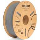 ELEGOO PLA Plus Filament 1.75mm Gray 1KG, PLA+ Tougher and Stronger 3D Printer Filament Dimensional Accuracy +/- 0.02mm, 1kg Spool(2.2lbs) Fits for Most FDM 3D Printers