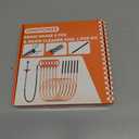 51inch Drain Hair Remover(6pack),34inch Drain Clog Remover(1pack),Drain Auger Cleaner Tool Set For Toilet, Kitchen Sink, Bathroom Tub, 7 Pack